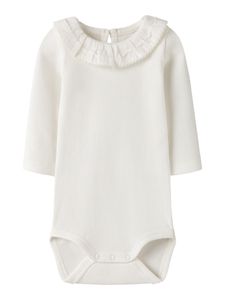 Hovedbilde Name it, Nbffloris offwhite ribbet body med krage