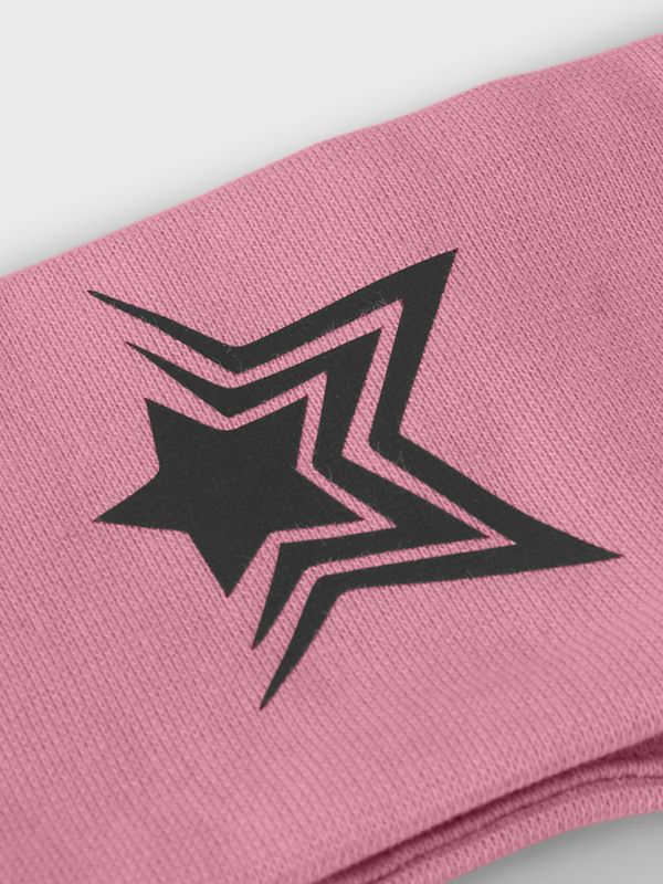 Nmnmoppy rosa pannebånd m/ stjerne