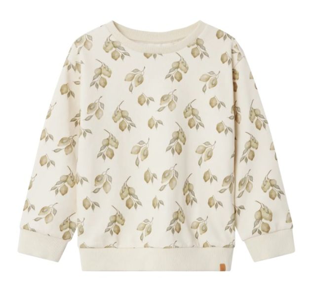 Lil'Atelier, Nmnjobo lys beige genser m/sitroner