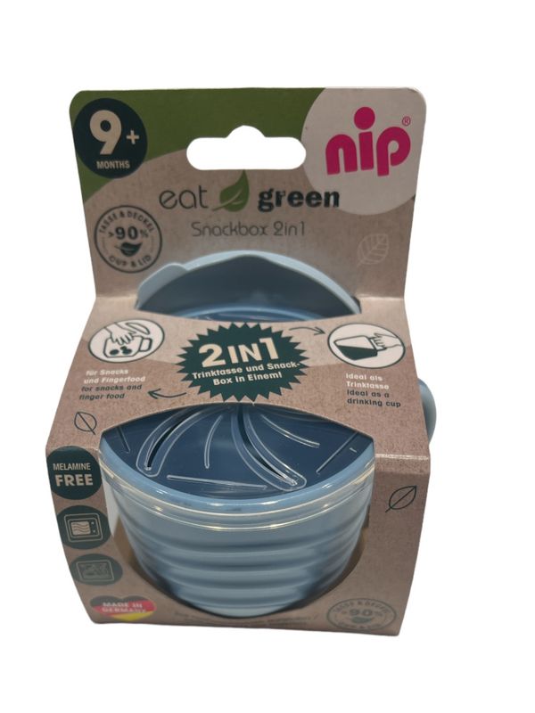 NIP, Eat Green blå snackbox