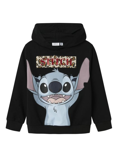 Hovedbilde Nkfjixiri svart hettegenser m/Stitch
