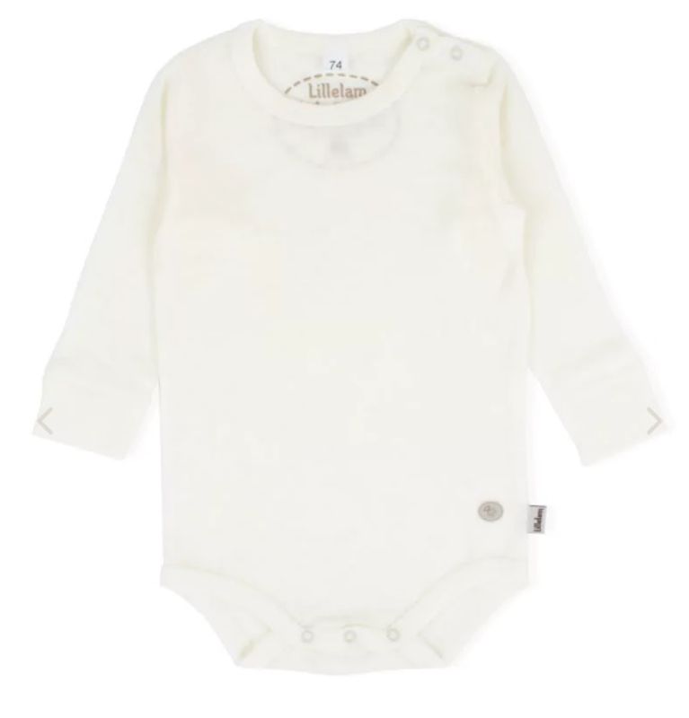 Lillelam, Ullbody hvit (offwhite)