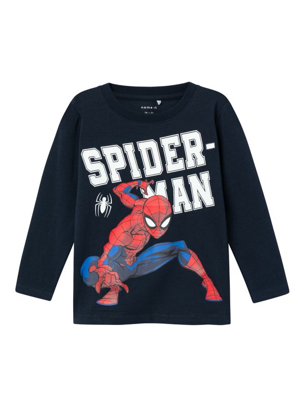 Nmmnaza mørkeblå genser m/Spiderman
