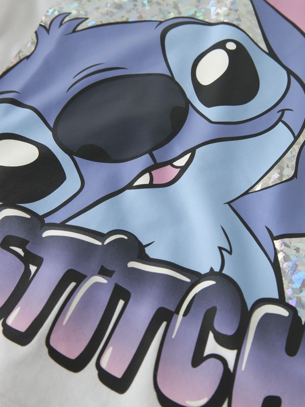 Nkffora hvit Stitch t-skjorte