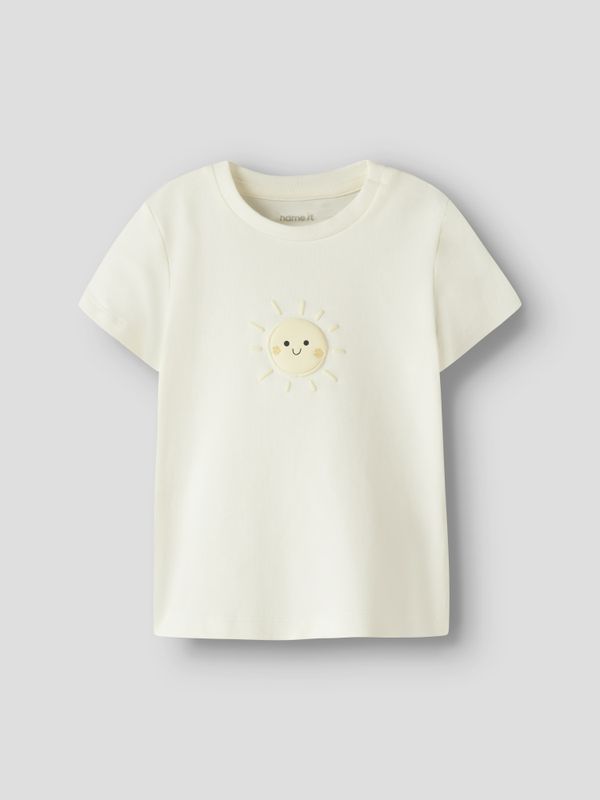 Nbmvacion offwhite t-skjorte med sol