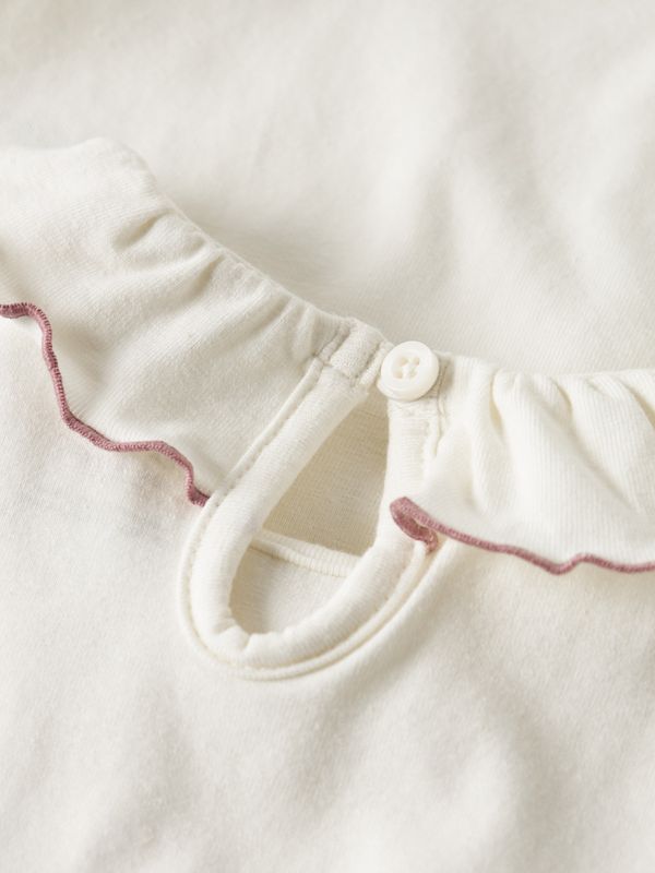 Nbfnujulie offwhite body med krave