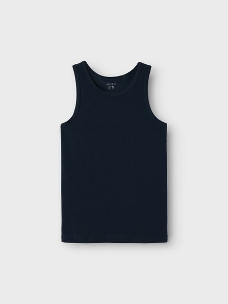 Name it, Nkmtank 2pk singletter i blåfarger m/fotballer