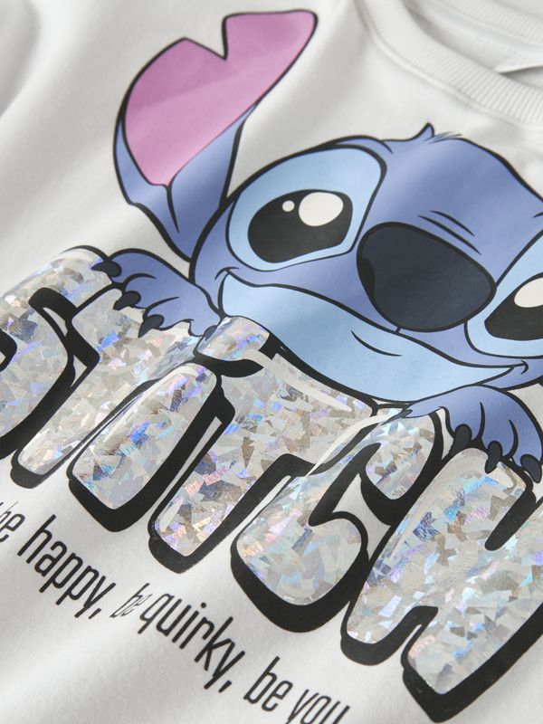 Nkffordi hvit Stitch genser
