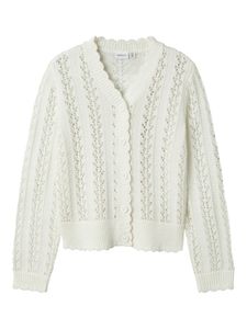 Hovedbilde Name it, Nkftana hvit cardigan med blondemønster