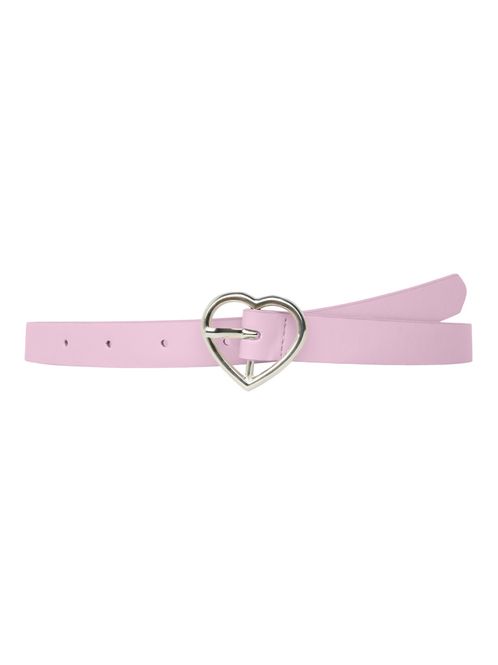 Hovedbilde Nkfberta rosa belte med hjertespenne