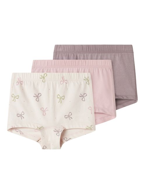 Hovedbilde Nmftights 3pk rosafarget hipstertruser med ...