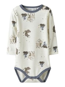 Hovedbilde Name it, Nbmwillitus offwhite ullbody m/ d&aring;dyr