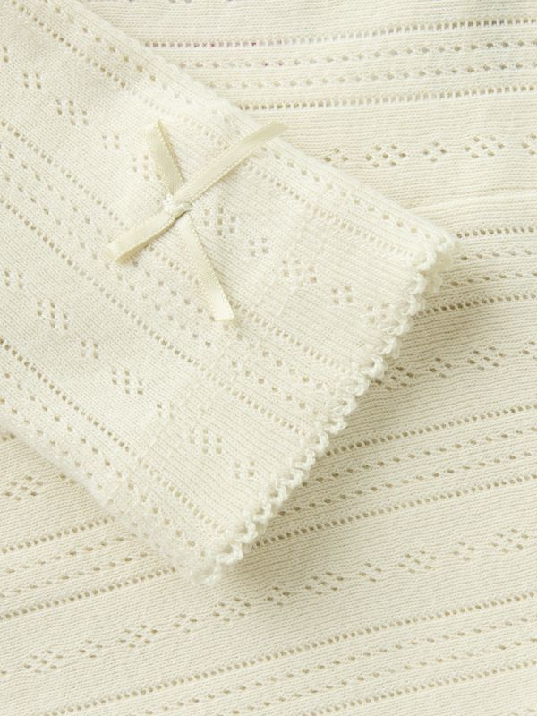 Nbfophelia offwhite slim legging m/mønster i stoffet