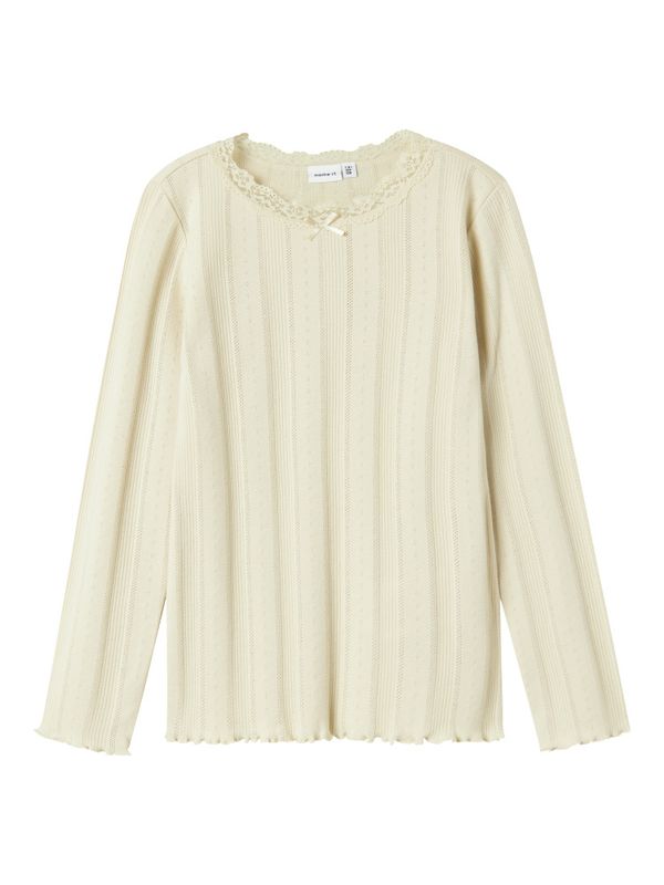 Nkffreda lys beige tynn genser