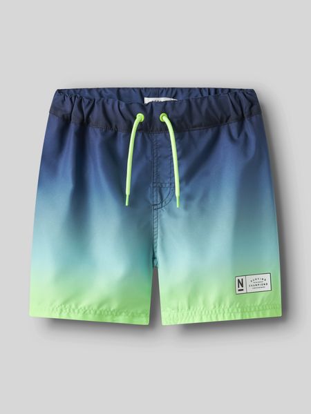 Name it, Nkmpzocca blå/ turkis/ grønn badeshorts