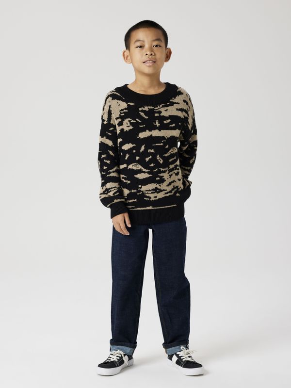 Nkmryan mørkeblå rett jeans