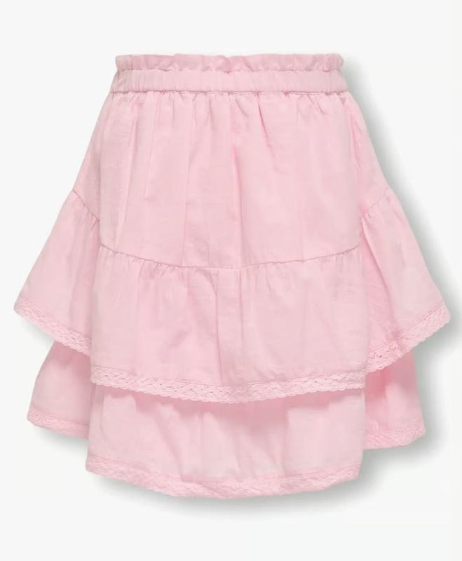 Kogester rosa ladder tape skjørt 