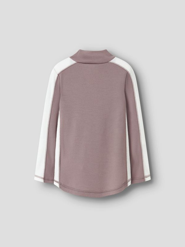 Nkfwillo gammelrosa/offwhite ullgenser m/ glidelås 