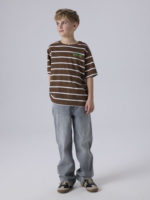 Nkmryan grå straight jeans 
