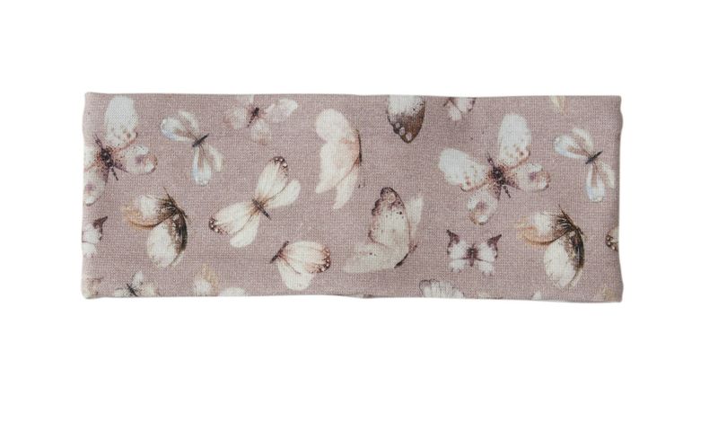 Nmfmaxi gammelrosa pannebånd m/ sommerfugler
