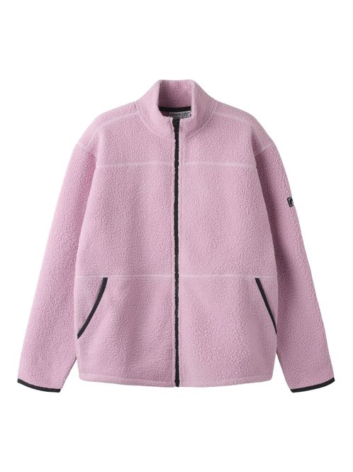 Hovedbilde Nkfbulina rosa teddy fleece jakke