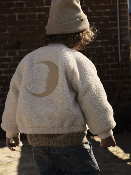 Lil'Atelier, Nmnlajo beige bomber jakke
