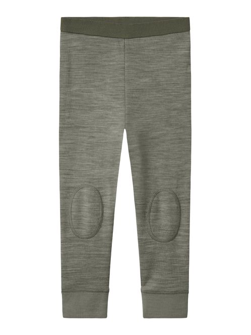 Hovedbilde Nmmwuppo lys grågrønn melert ull/bomull longs