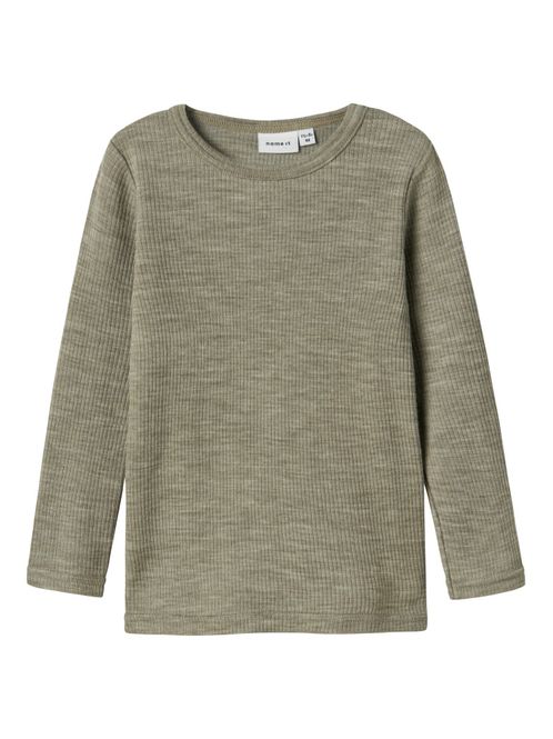 Hovedbilde Nmnwax lys grågrønn ullgenser