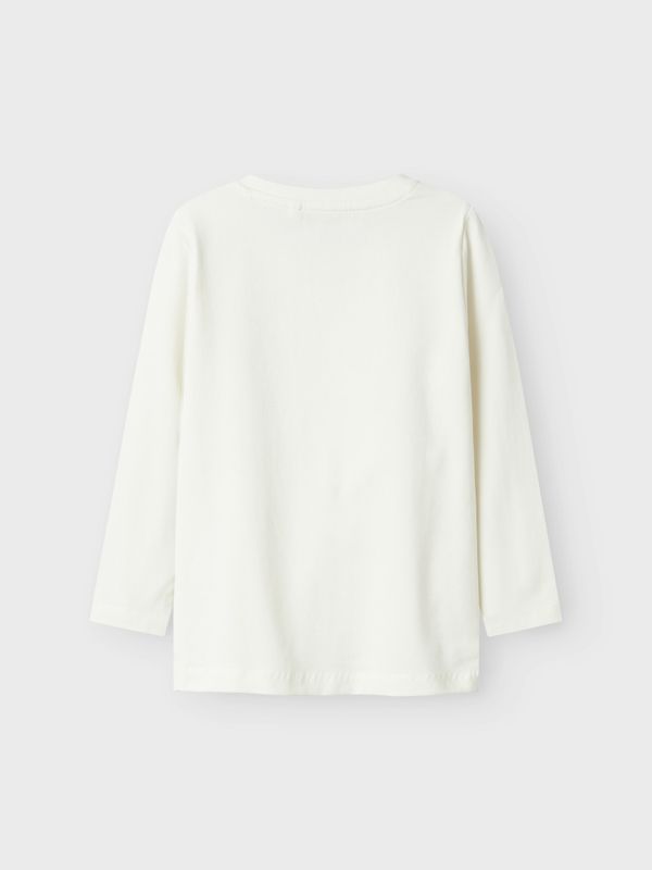 Nmfshine offwhite genser m/smiley