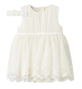 Hovedbilde Name it, Nbfdemille offwhite tyllkjole og h&aring;rb&aring;nd