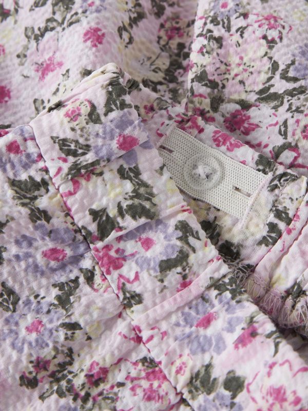 Nkfdarta rosa skjørt m/blomster
