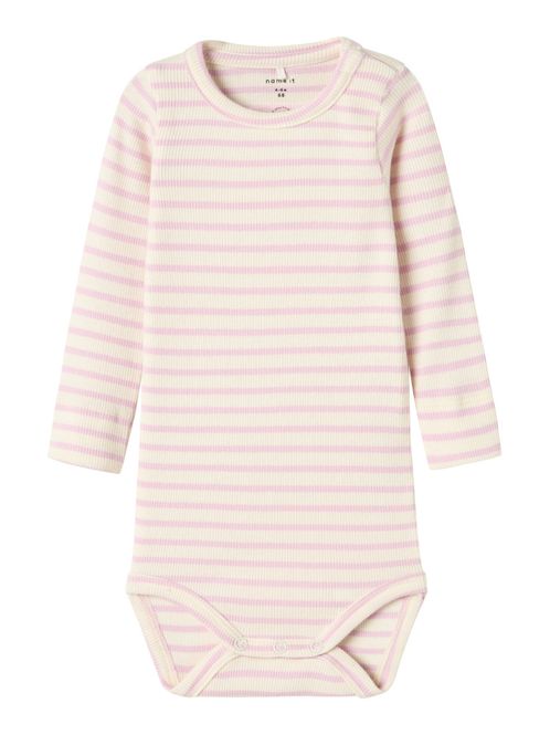 Hovedbilde Nbnbani rosa og offwhite stripete body
