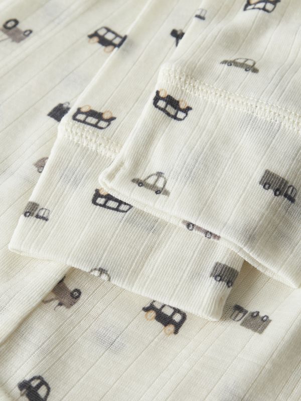 Nmmwang offwhite ullstilongs m/biler