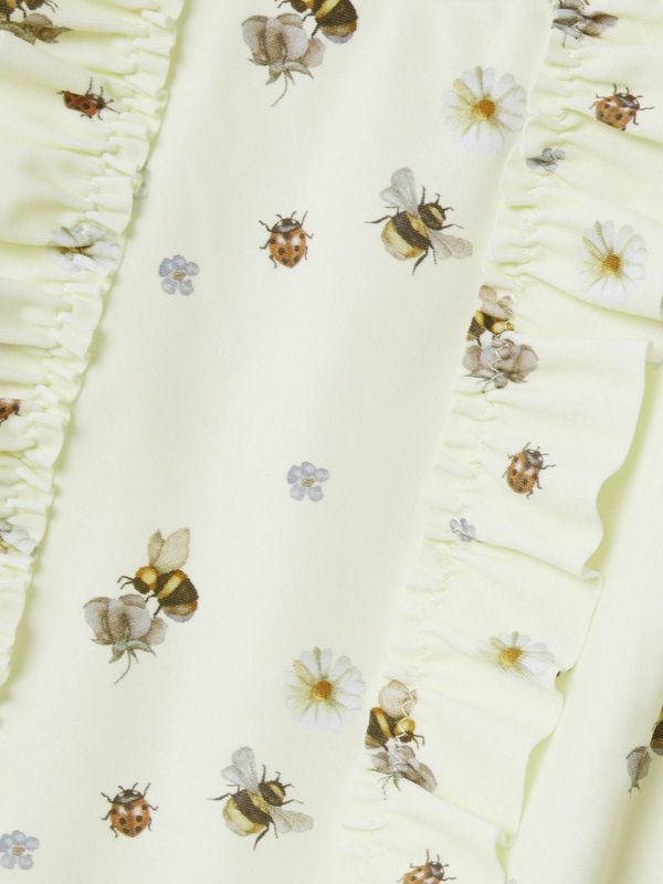 LilA'telier, Nmfhelgina lys beige badedrakt m/ insekter